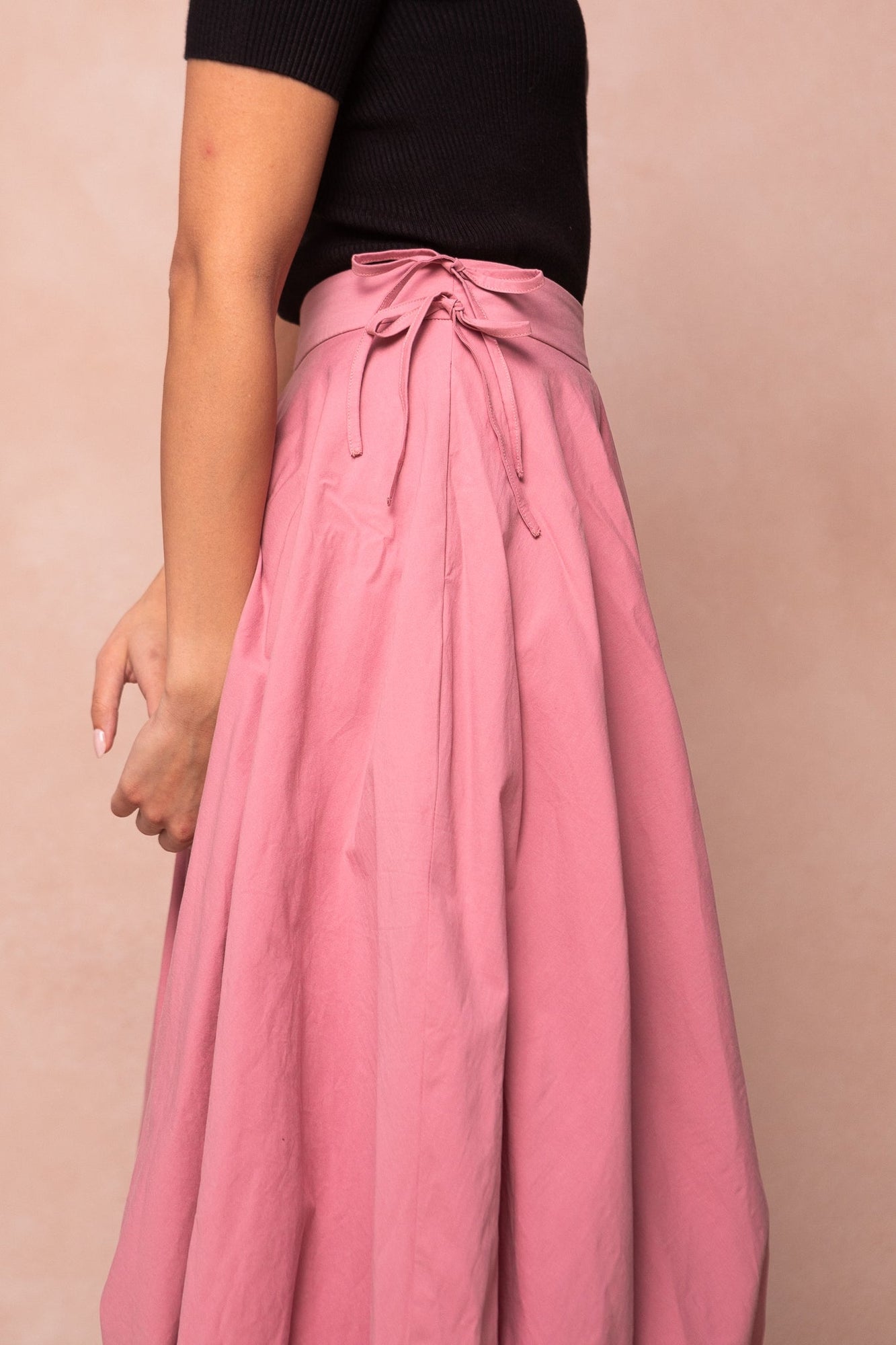 Women | Clo Bubble Midi Skirt | Pink