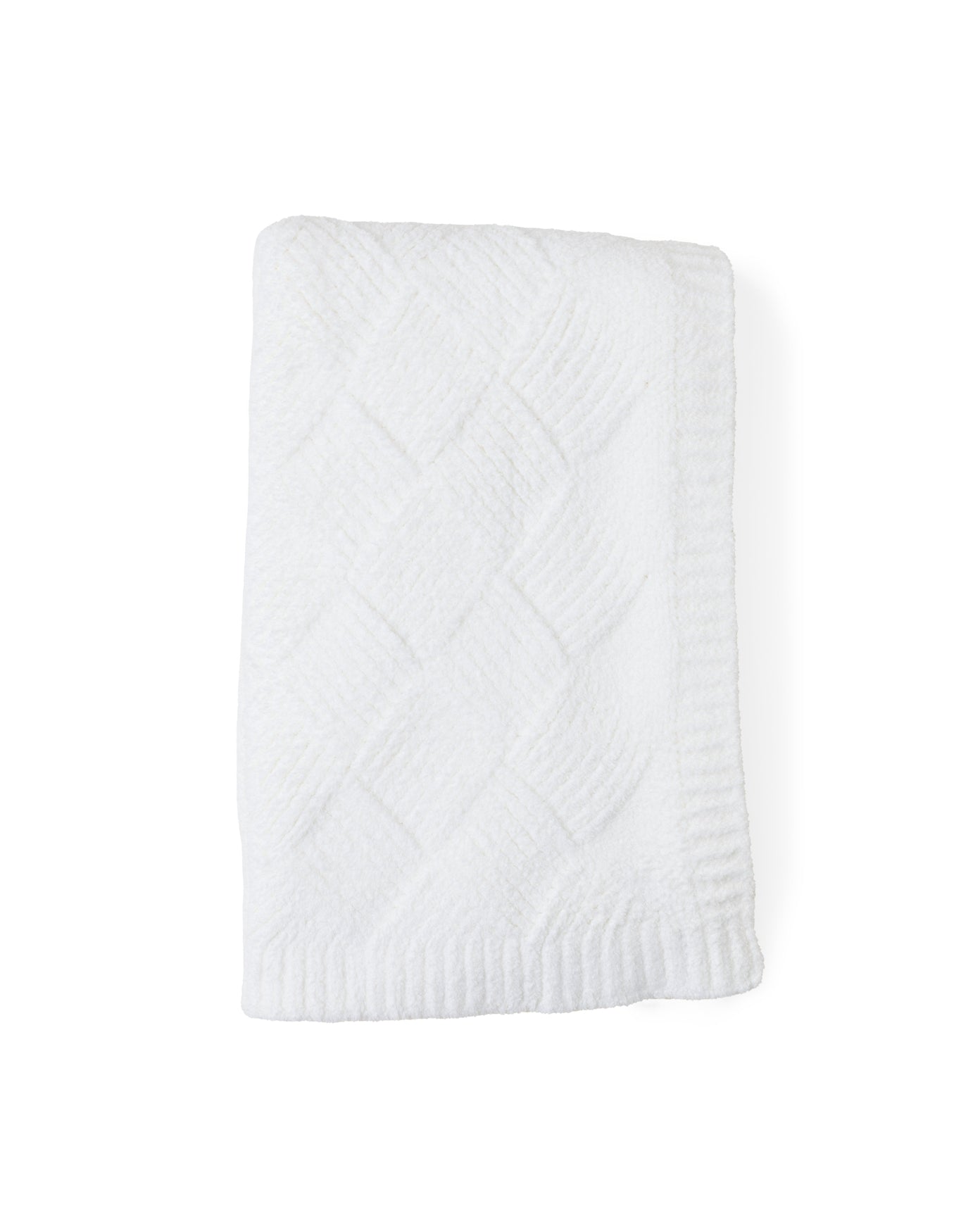 Women | Cozychic Diamond Weave Blanket Scarf | Pearl