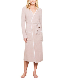 Women | Cozychic Lite Contrast Ribbed Robe | Willow-Pearl