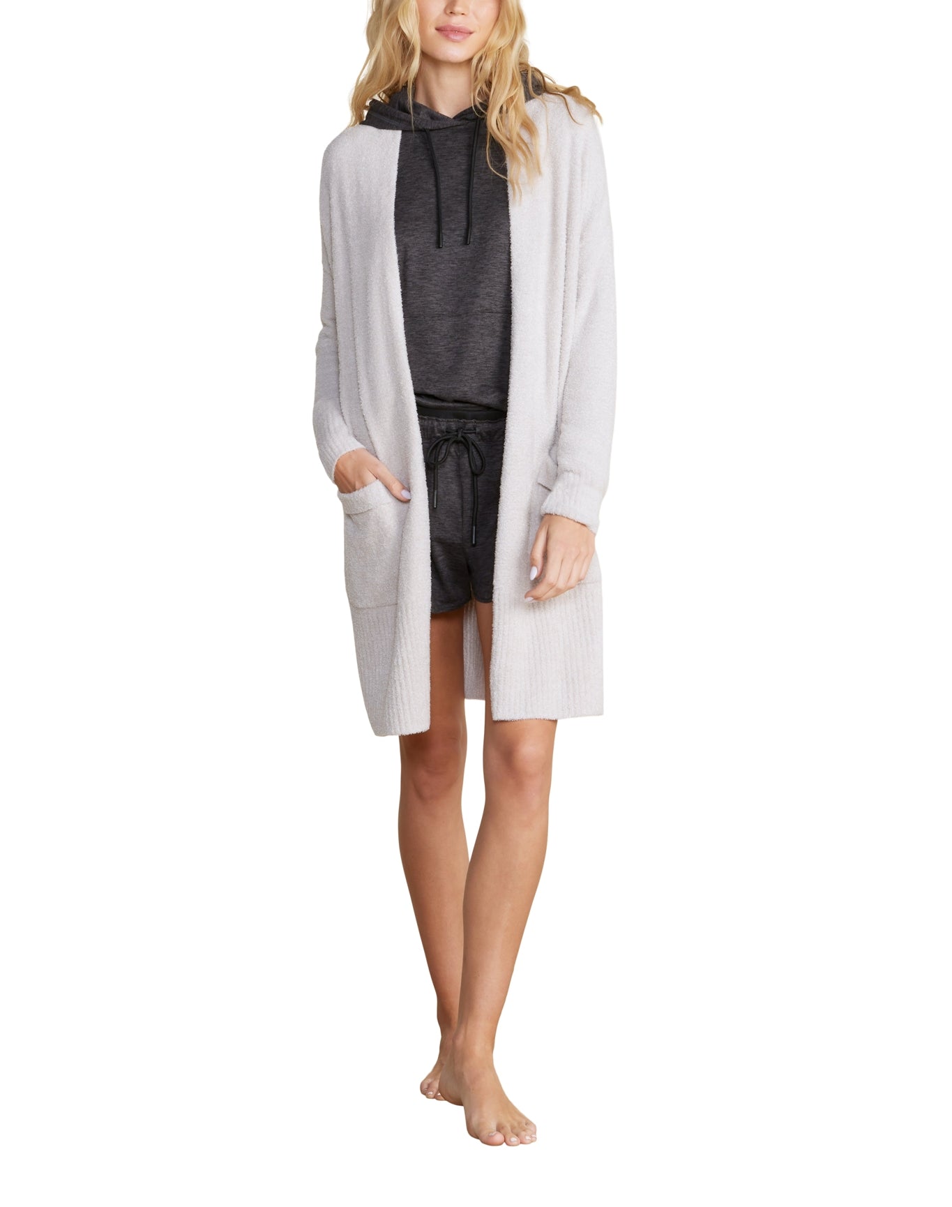 Women | Cozychic Lite Long Cardigan | Silver