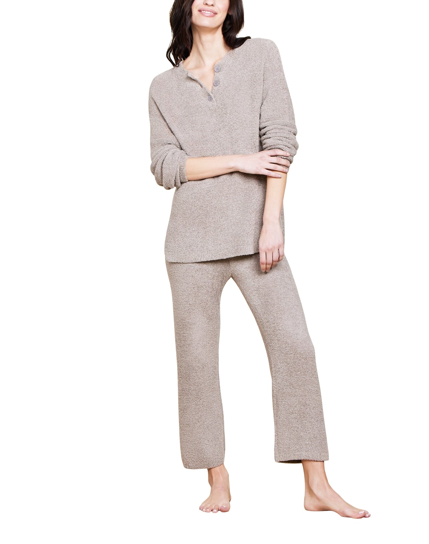Women | Cozychic Lite Textured Pullover | Nickel