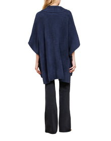 Women | Cozychic Shawl Collar Poncho | Tidewater