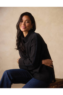 Women | Craft Stitch Sweater | Black