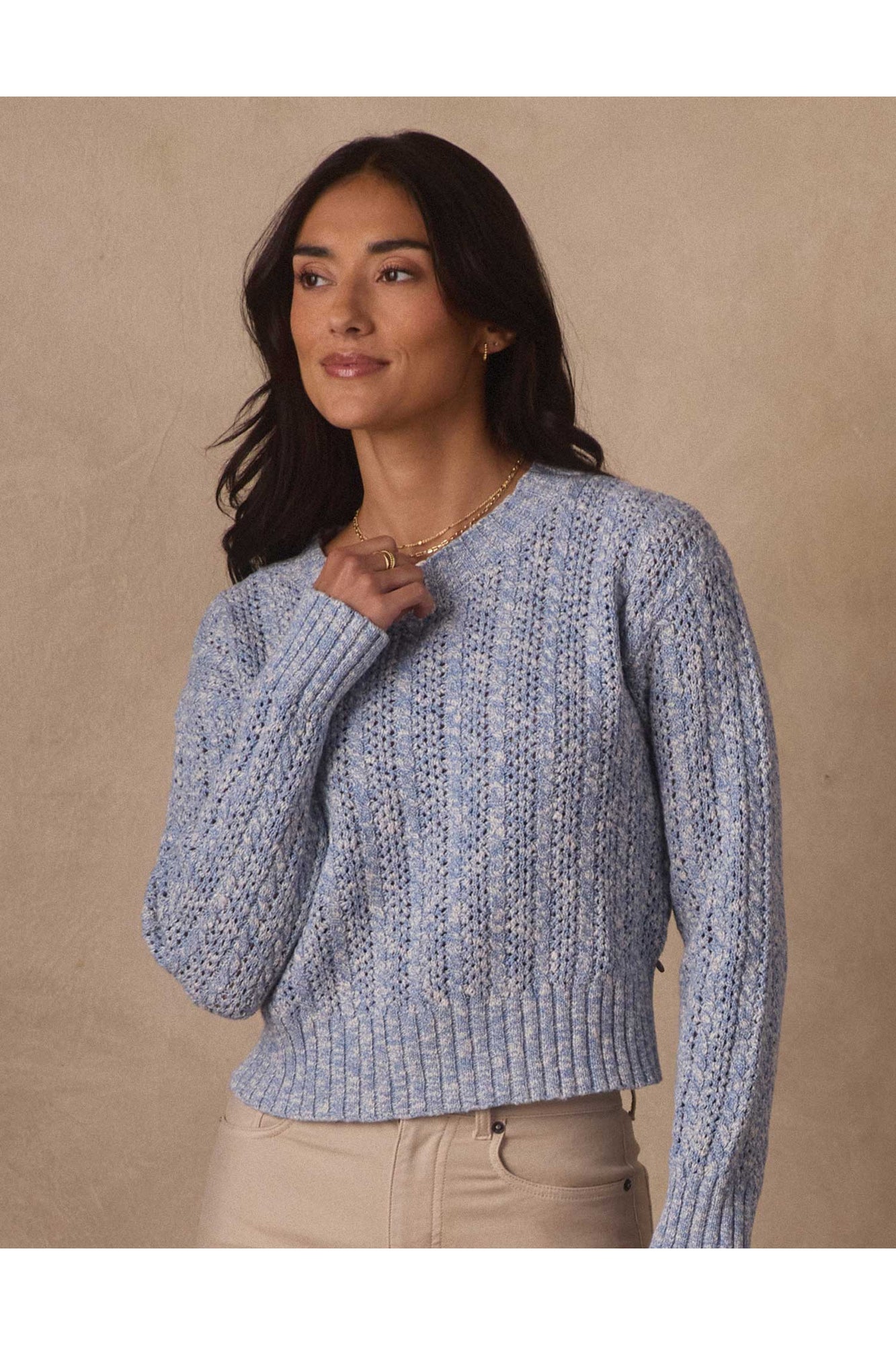 Women | Elise Crewneck Sweater | Sky