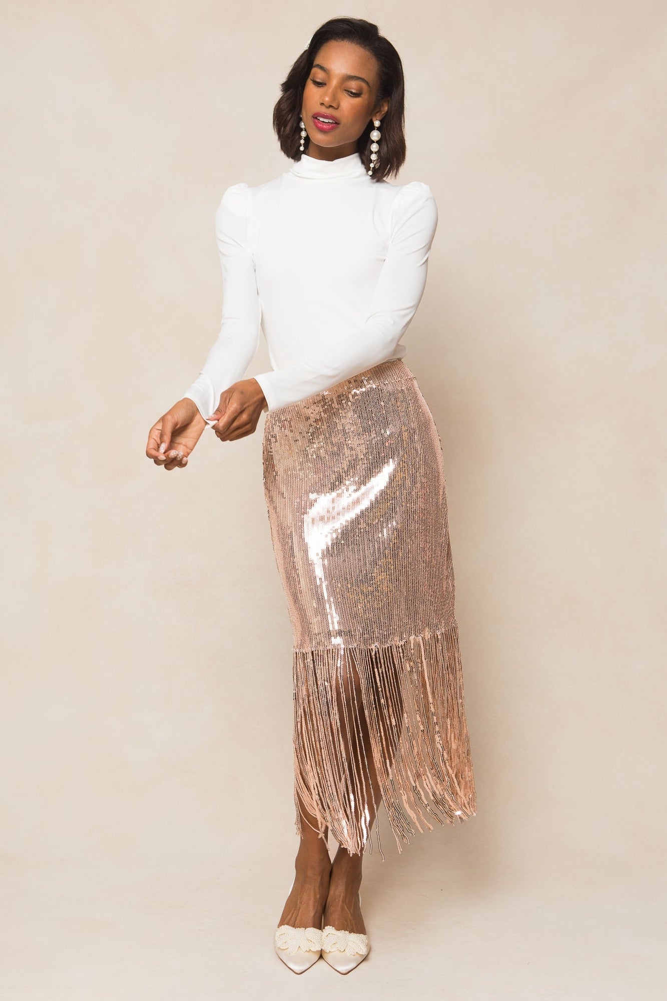 Women | Ethereal Skirt | Gold