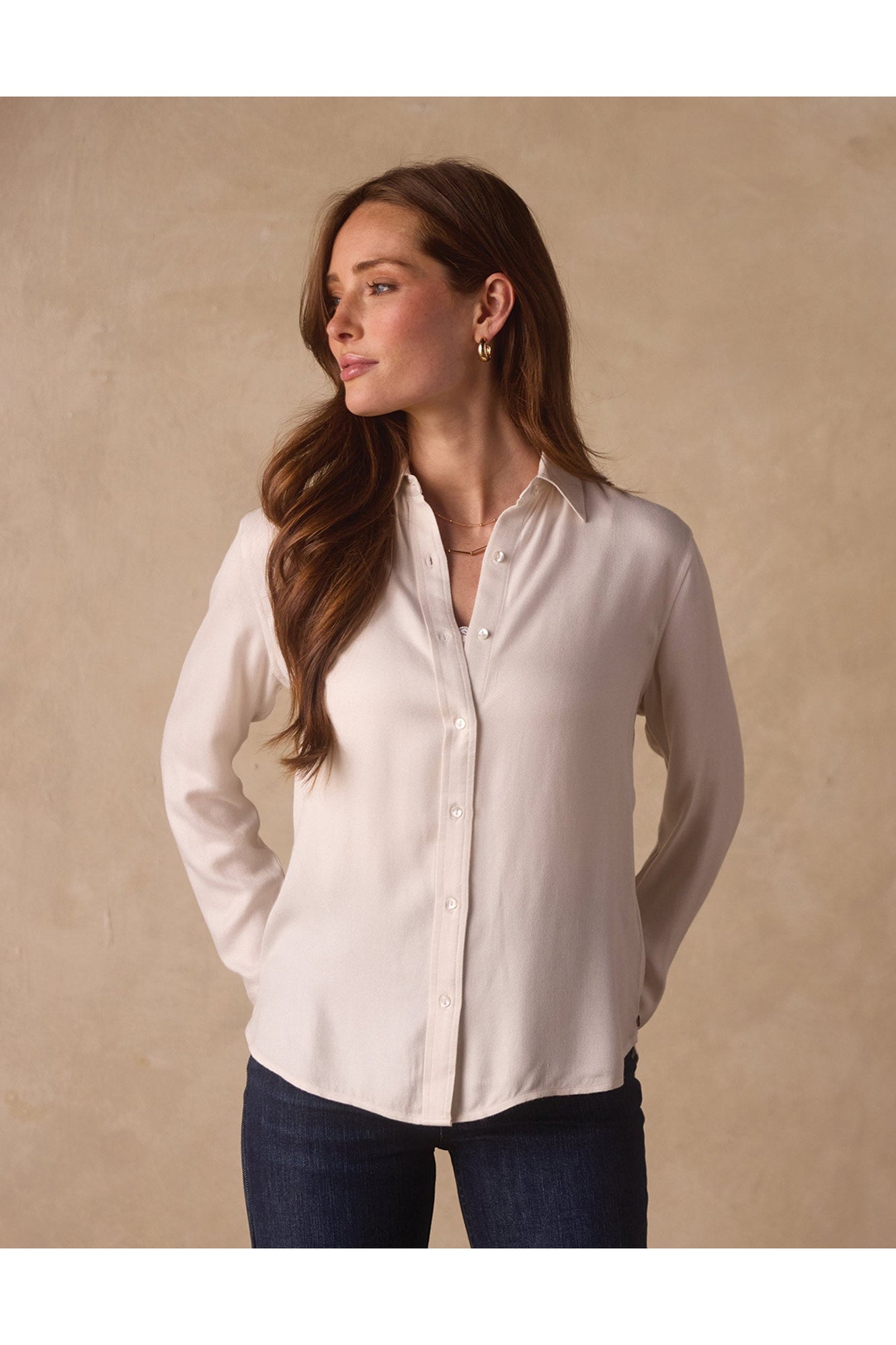 Women | Harper Everyday Shirt | Birch