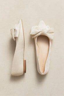 Women | Ivy Bow Flat | Cream