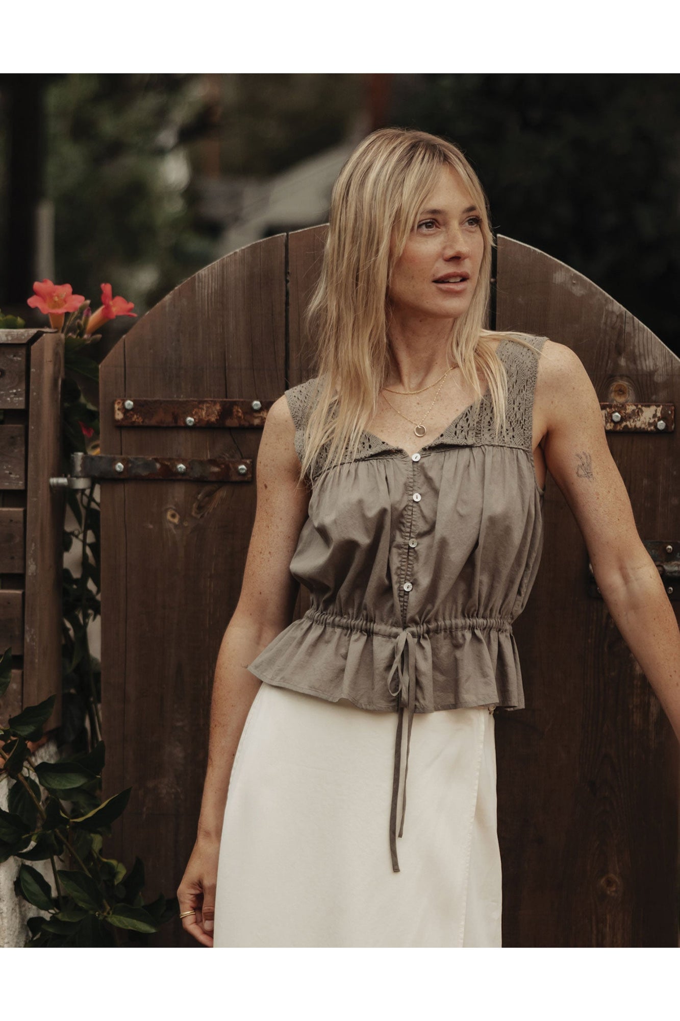 Women | Juliet Tank | Moss