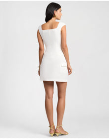 Women | Linen Utility Mini Skirt | White