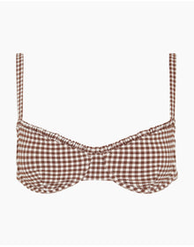 Women | Marilyn Bikini Top | Cappuccino x Egret