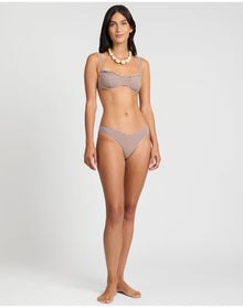 Women | Marilyn Bikini Top | Cappuccino x Egret