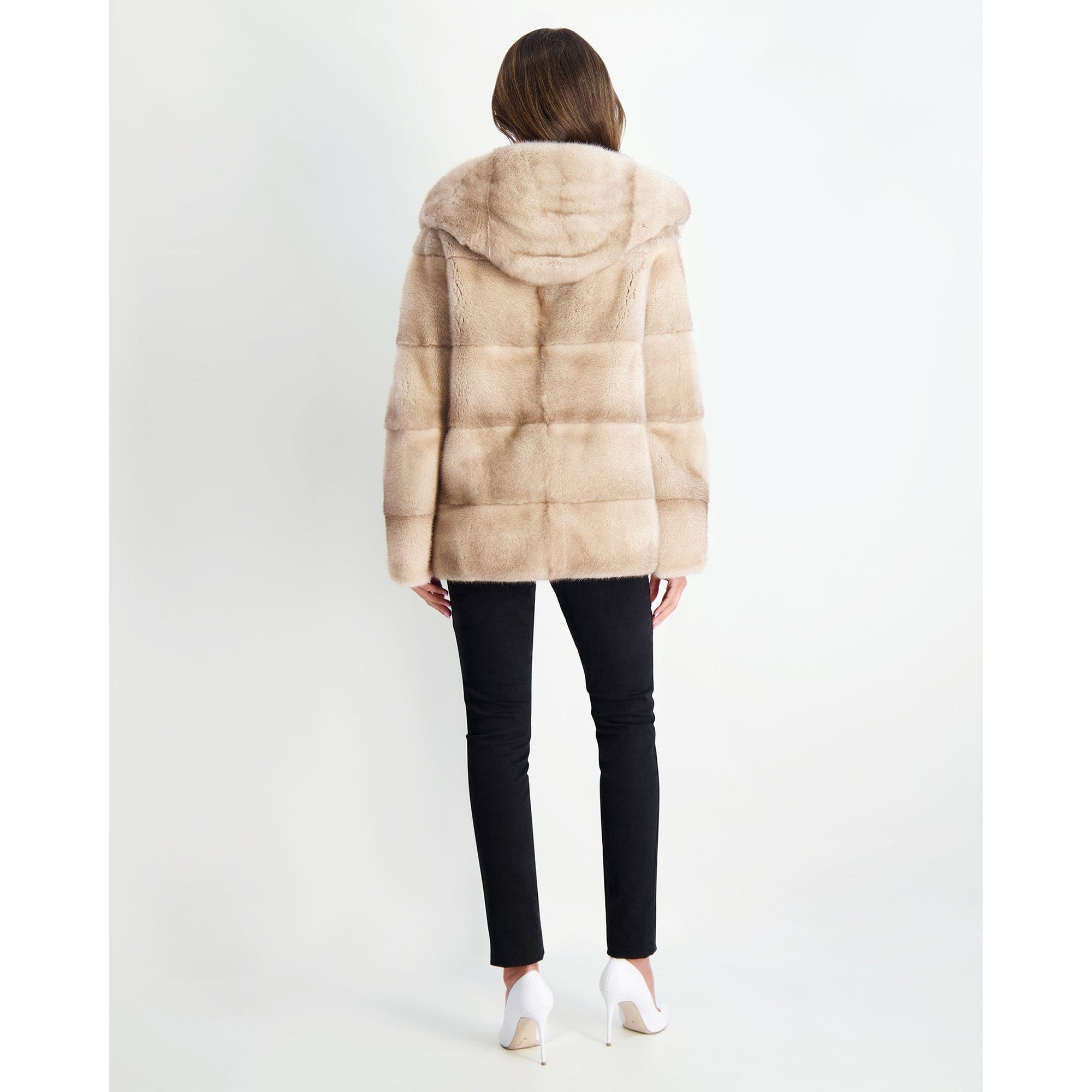 Women | Mink Parka | Silver Blue/Mocha