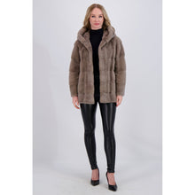 Women | Mink Parka | Tortora