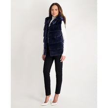 Women | Mink Vest | Blue Jean