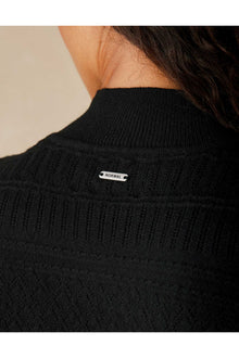 Women | Olivia Pointelle Sweater | Black