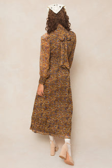 Women | Payton Dress | Brown x Multi