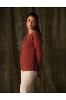 Women | Puremeso Henley | Terracotta