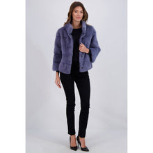 Women | Reversible Mink Jacket | Lapis