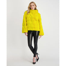 Women | Reversible Mink Jacket | Lemon