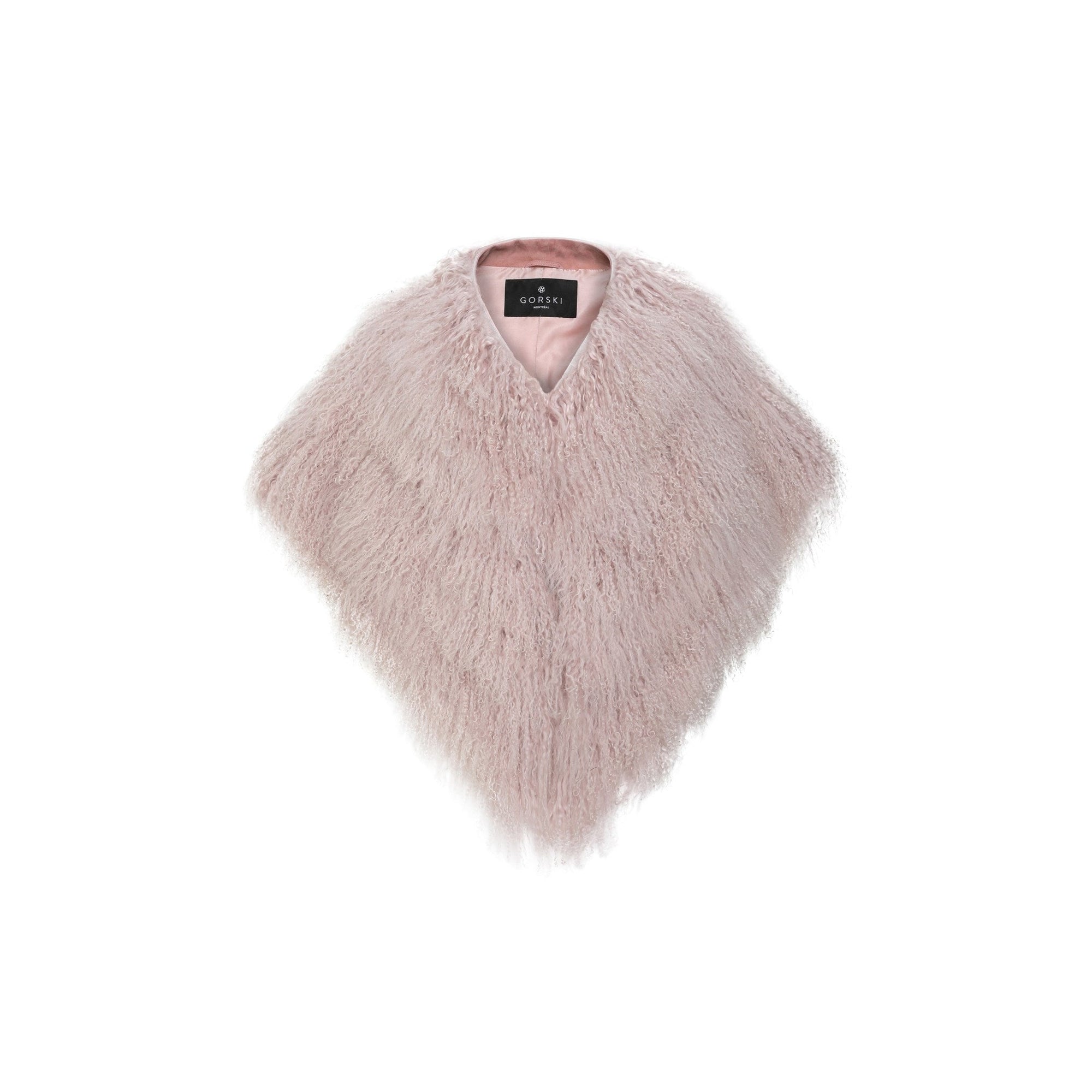 Women | Select Mongolian Lamb Shawl | Pink