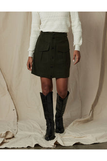 Women | Utility Mini Skirt | Green