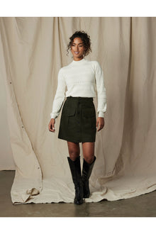 Women | Utility Mini Skirt | Green