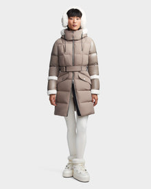 Women | AUDREY L Down Puffer | Cement