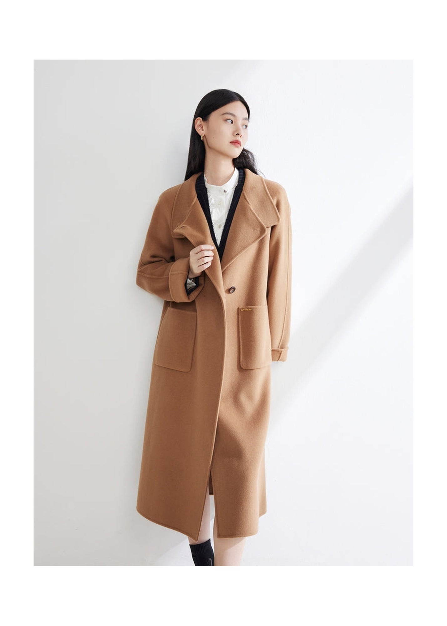Wool Cashmere Coat | Camel