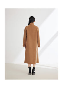 Wool Cashmere Coat | Camel
