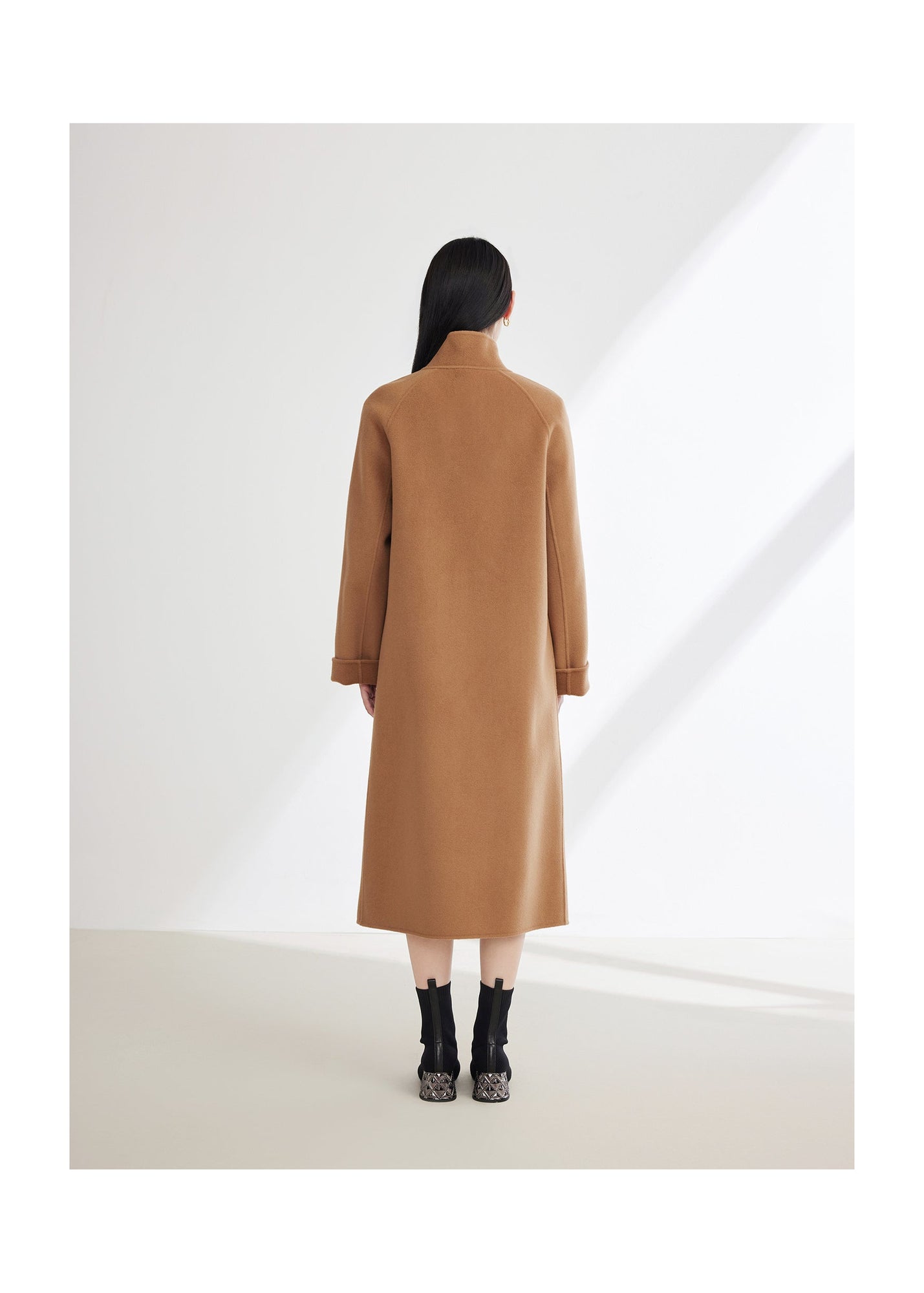 Wool Cashmere Coat | Camel