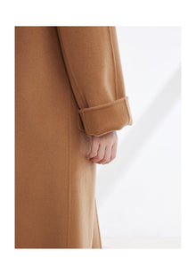Wool Cashmere Coat | Camel