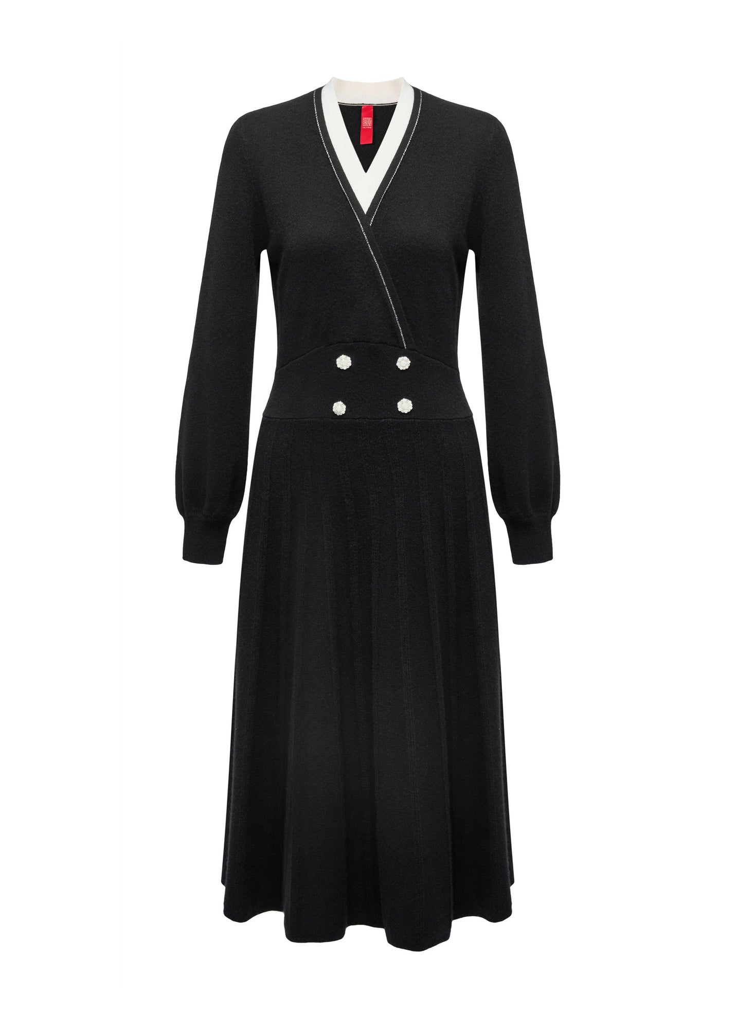 Wool Cashmere Dress | Black