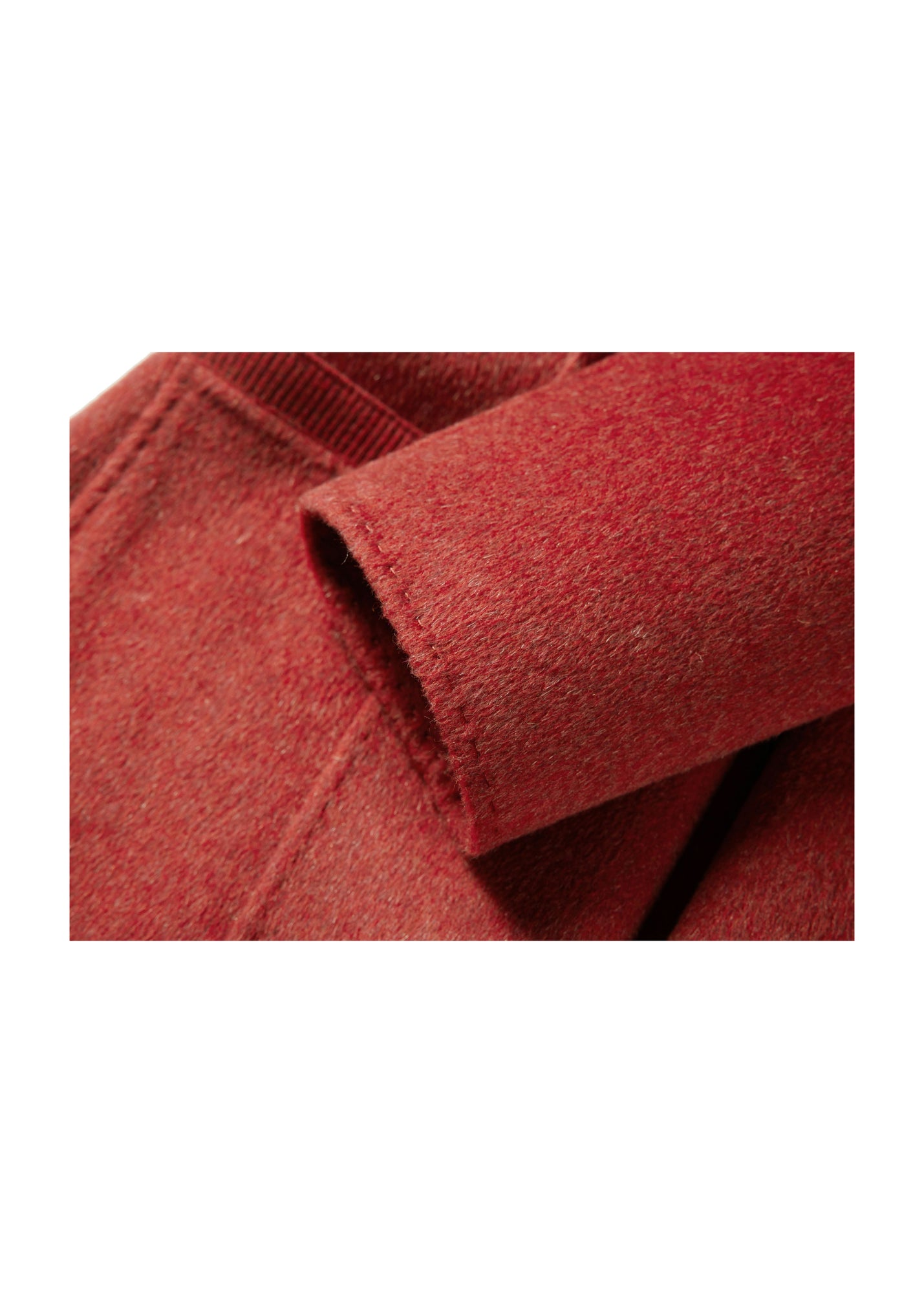 Wool Coat | Red
