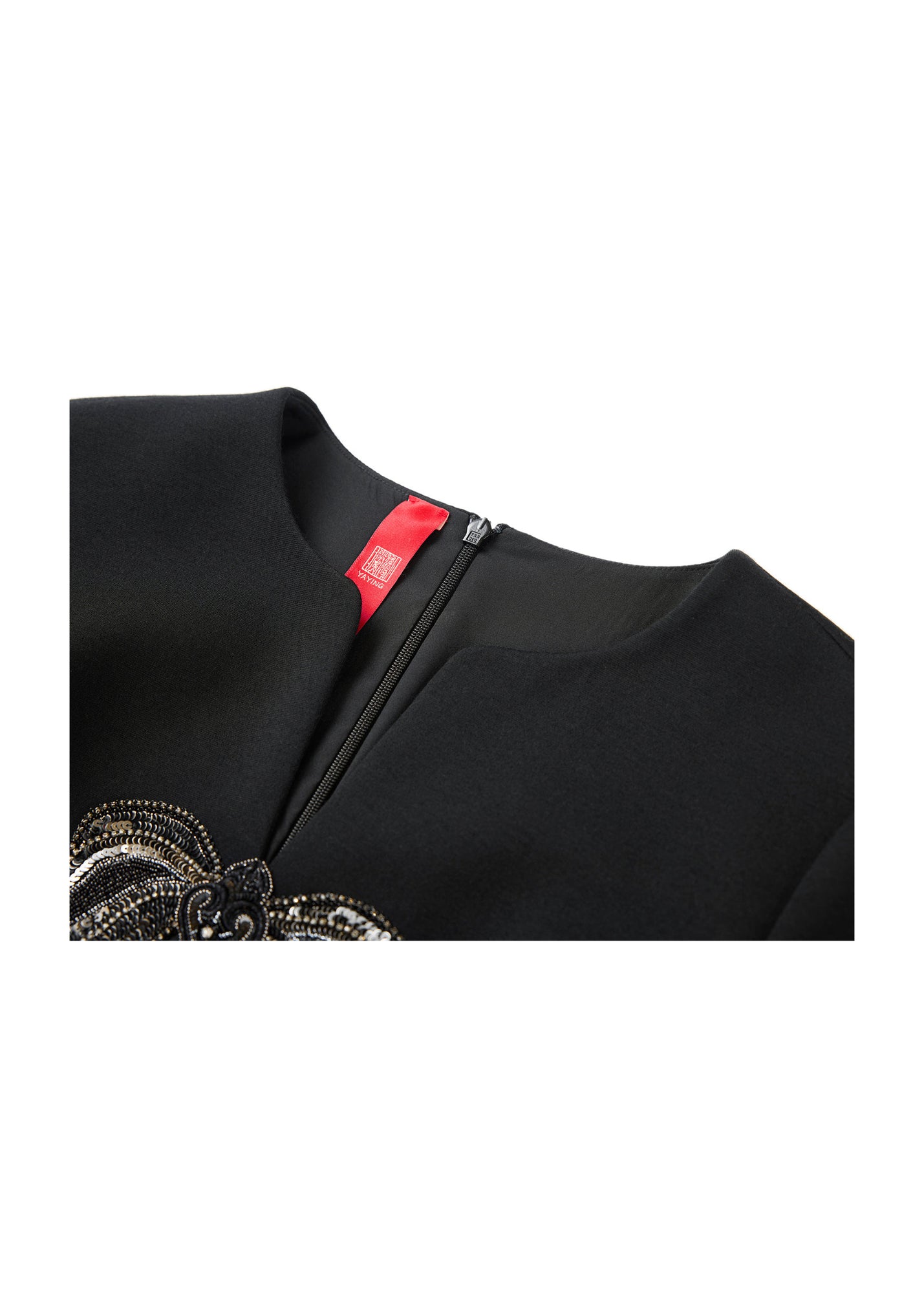 Wool Slim-Fit Dress | Black