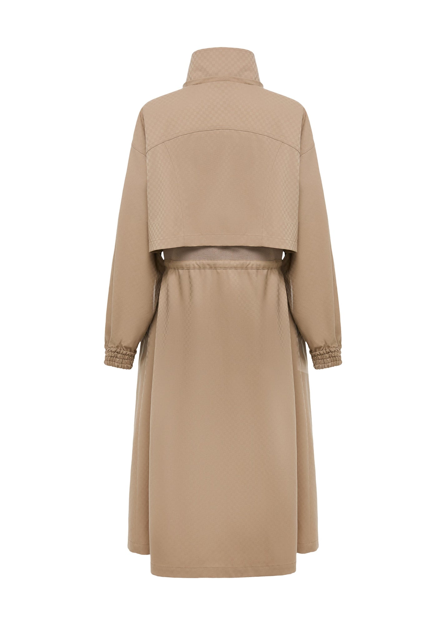 Wool Trench Dress | Khaki