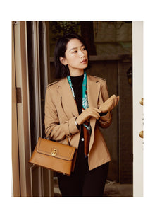 Woolen Trench Coat | Khaki