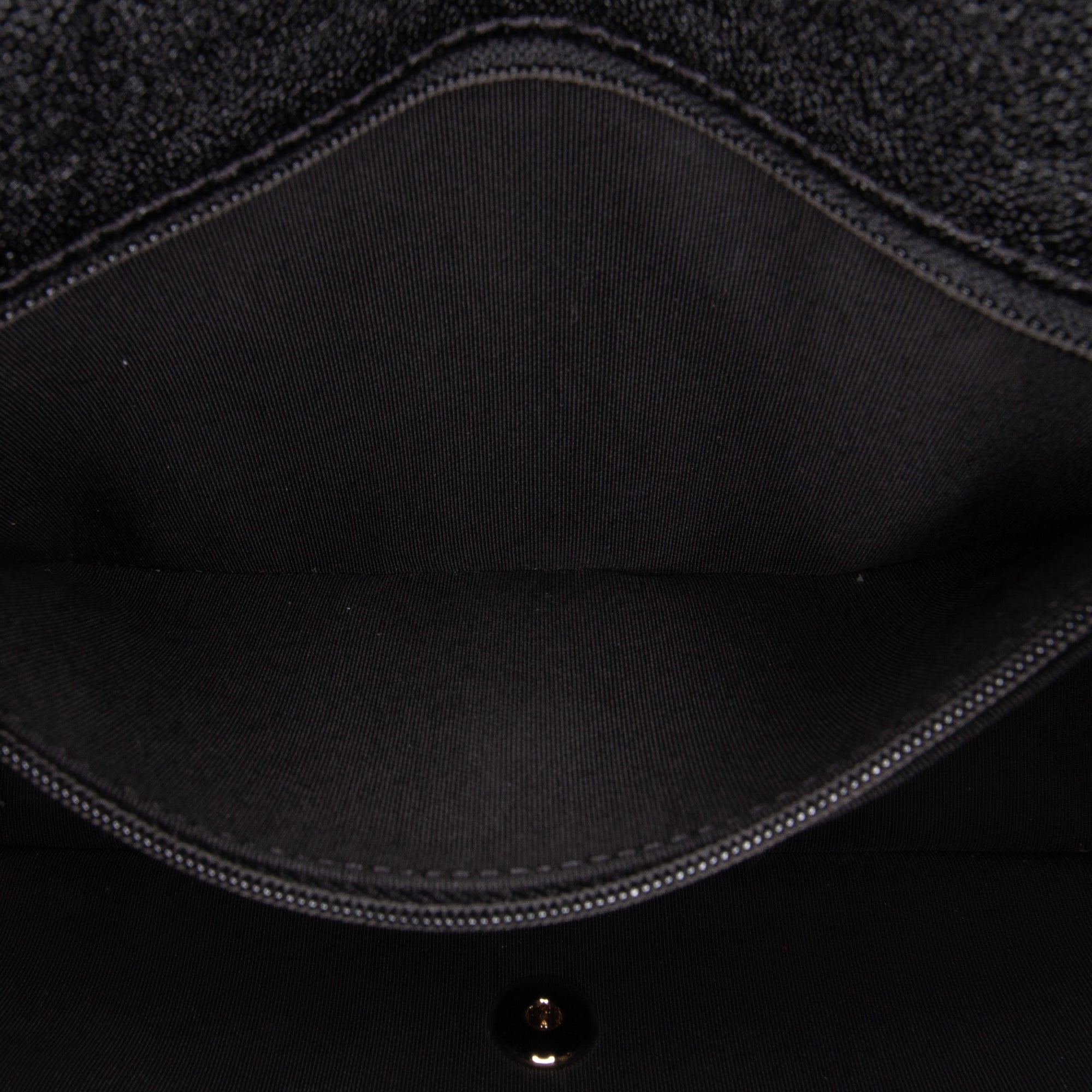 Chanel | Pre-Owned CC Bicolor Quilted Caviar Single Flap | Black