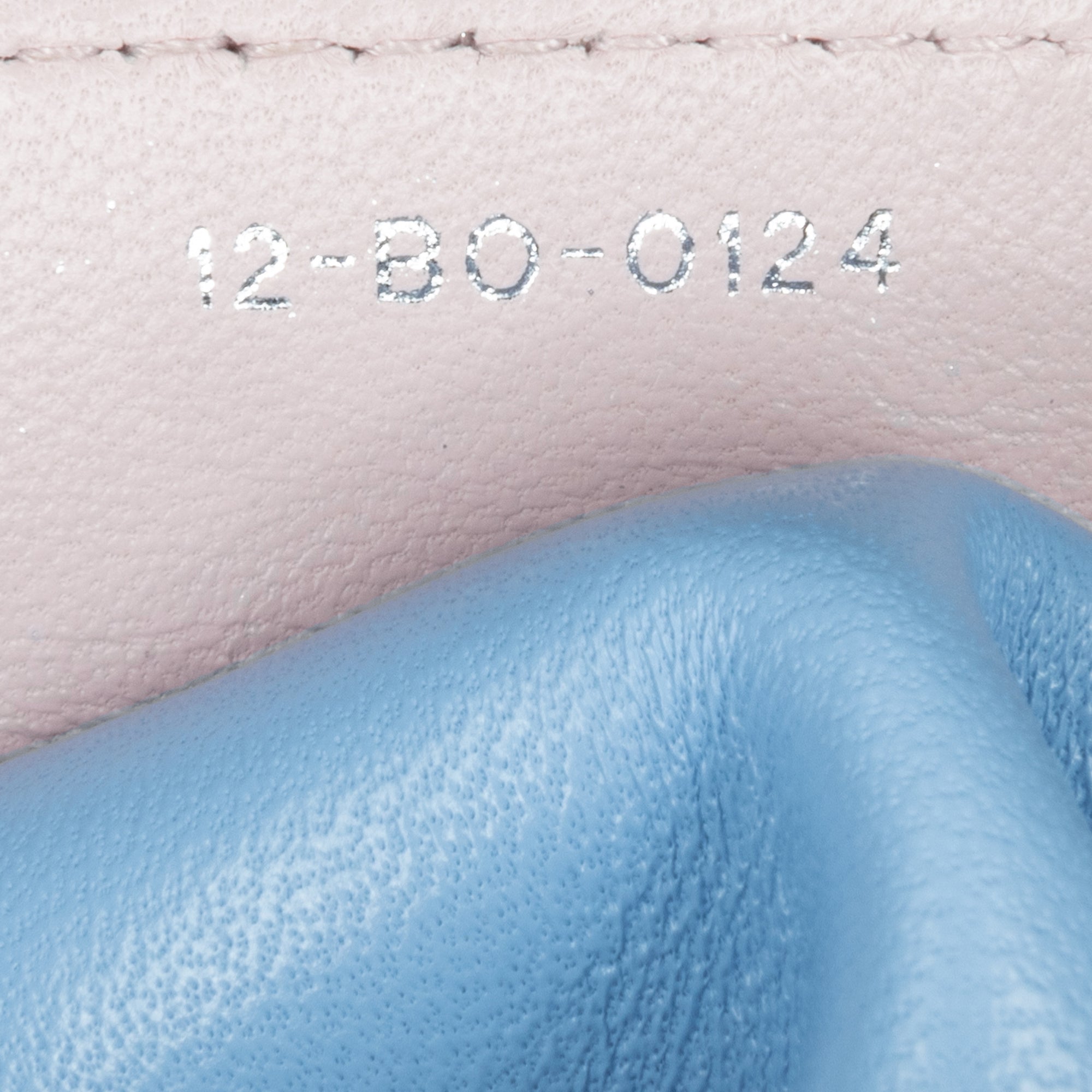 Dior | Pre-Owned Medium Tricolor Lambskin Cannage Lady - I | Purple/Red