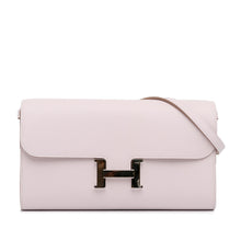 Hermes | Pre-Owned Evercolor Constance To Go Wallet | Pink/Light Pink