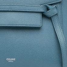Celine | Pre-Owned Nano Grained Calfskin Belt Bag | Blue
