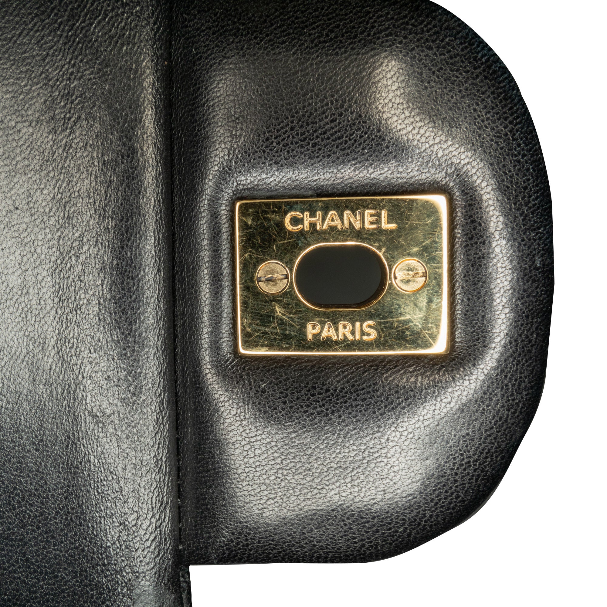Chanel | Pre-Owned Jumbo Classic Lambskin Double Flap | Black