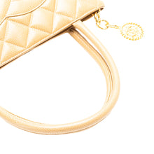 Chanel | Pre-Owned Caviar Medallion Tote - I | Brown/Beige