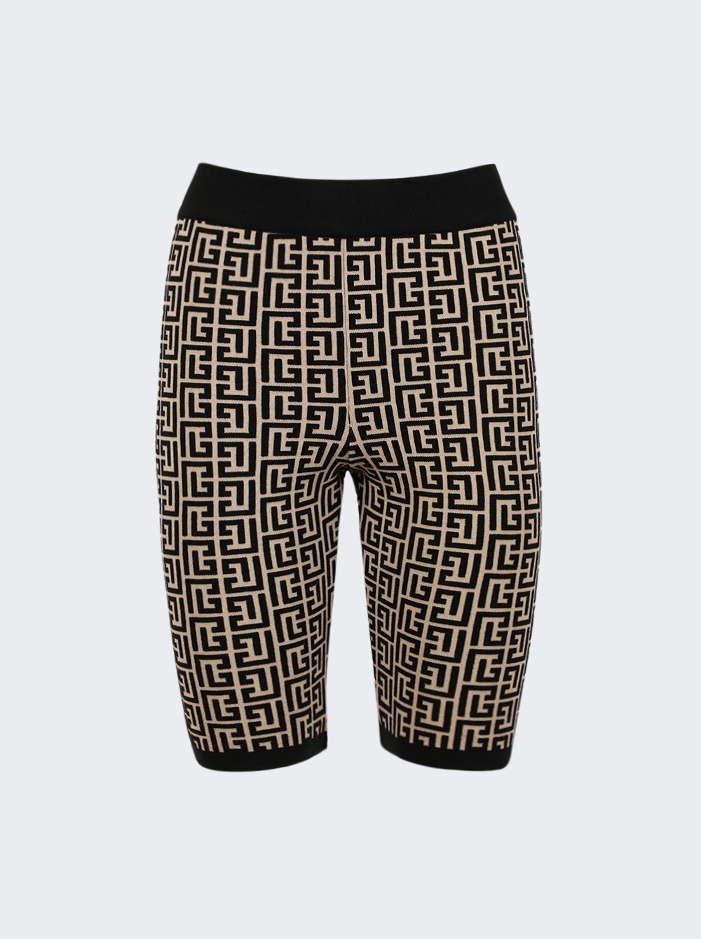Women | Balmain | Monogram Cyclist Shorts | Black
