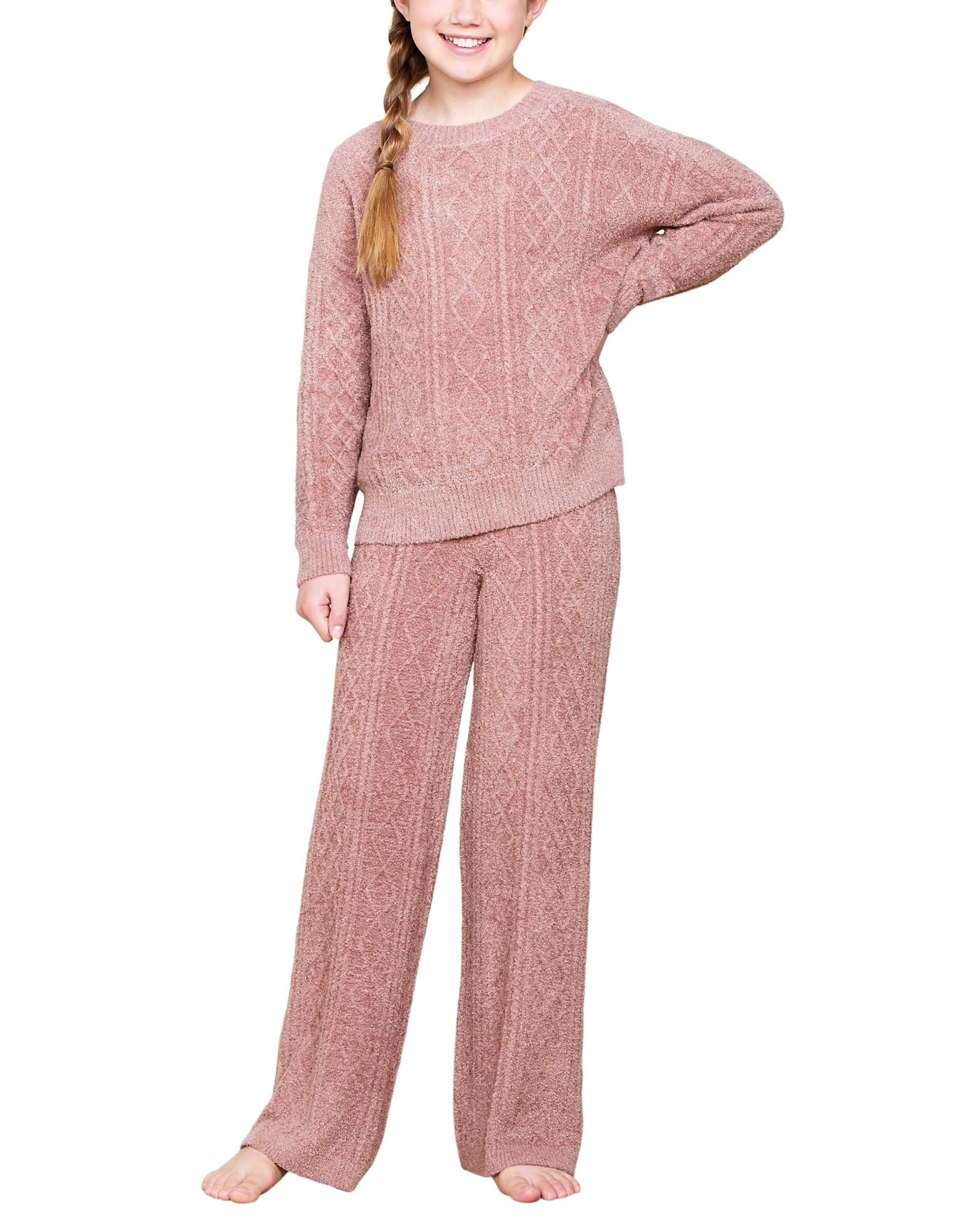 Youth | Cozychic Lite Cable Pullover | Terra