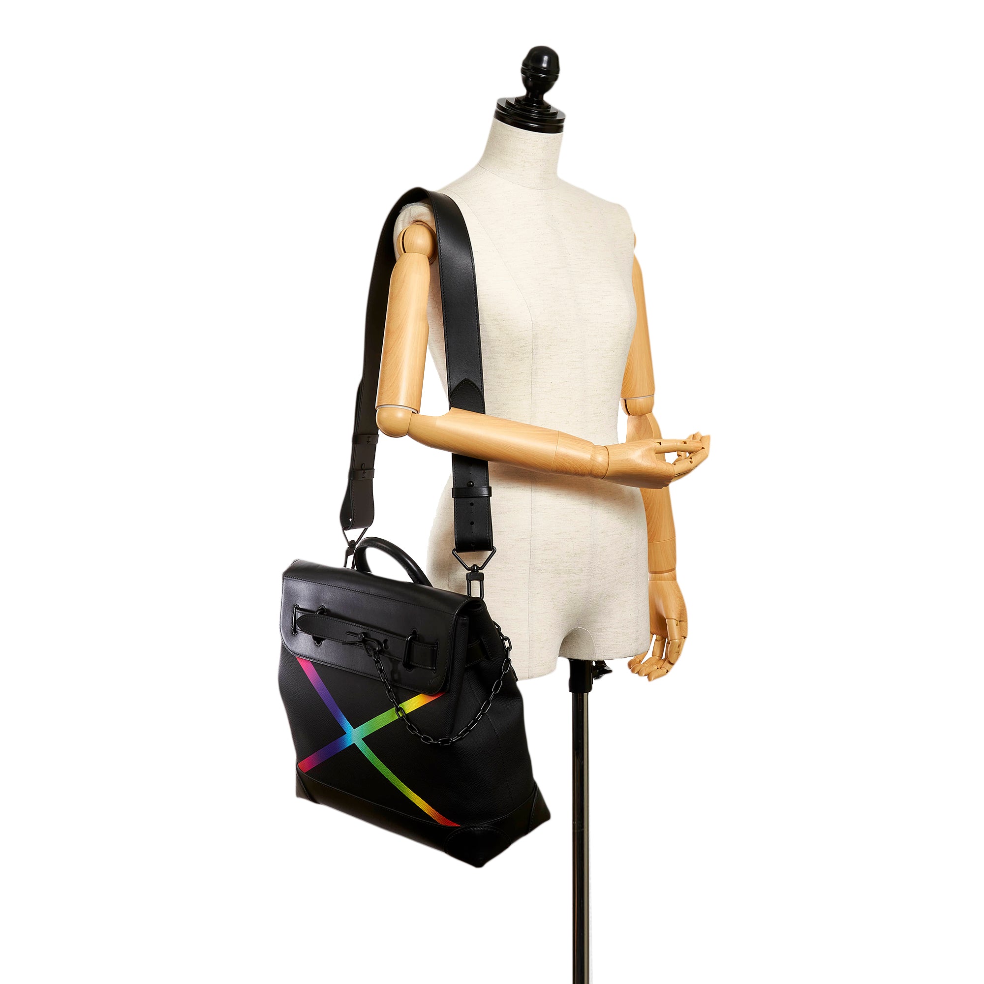 Louis Vuitton | Pre-Owned Taiga Rainbow Steamer PM | Black/Multi