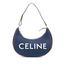Celine | Pre-Owned Denim Ava Shoulder Bag | Blue