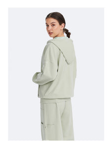 Zip Up Hoodie with Pockets | Fresh Mint Green