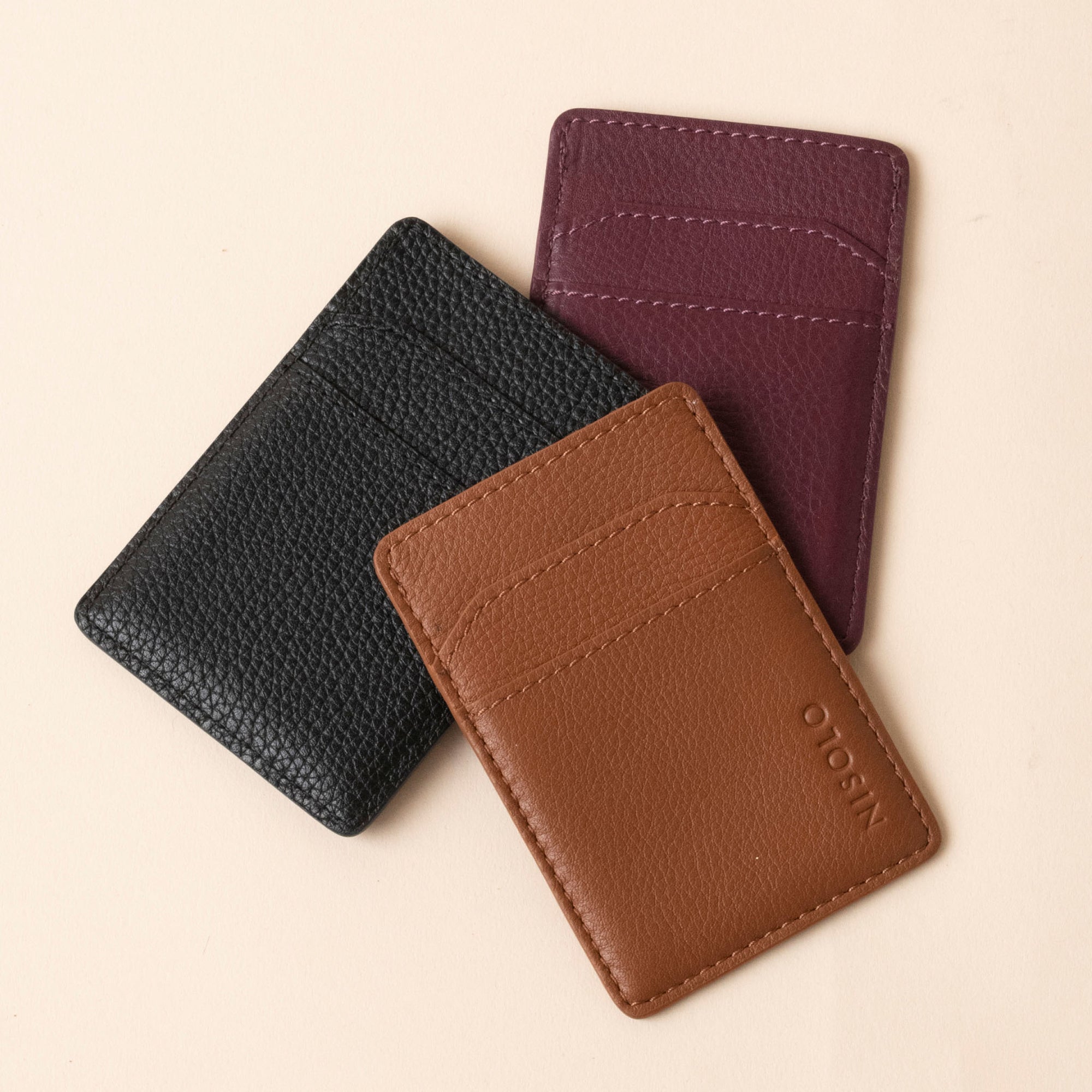 Nico Card Case Wallet | Caramel