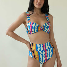 Added Coverage High Rise Bikini Bottom | Abstract