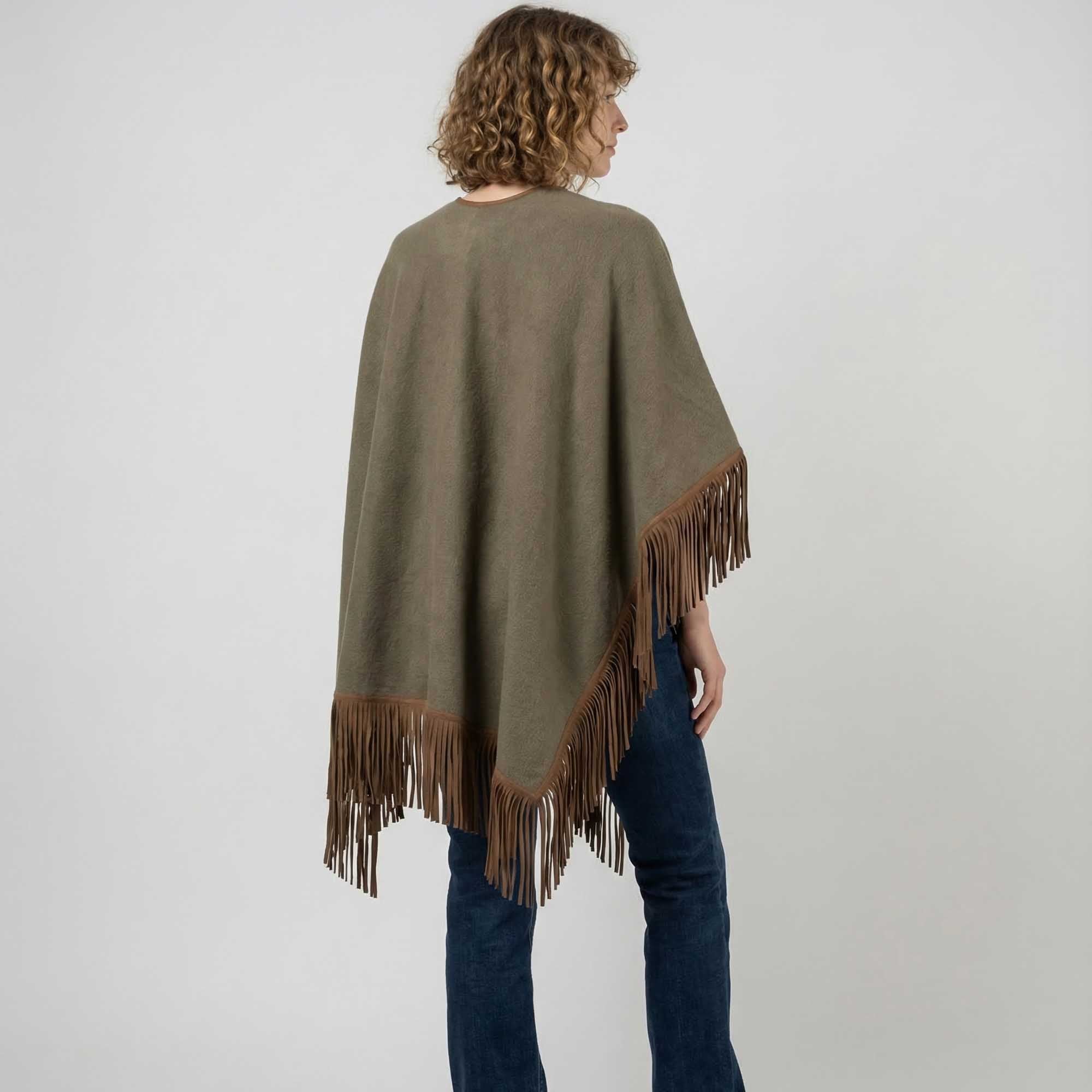 Unisex | Santa Fe Cape | Moss